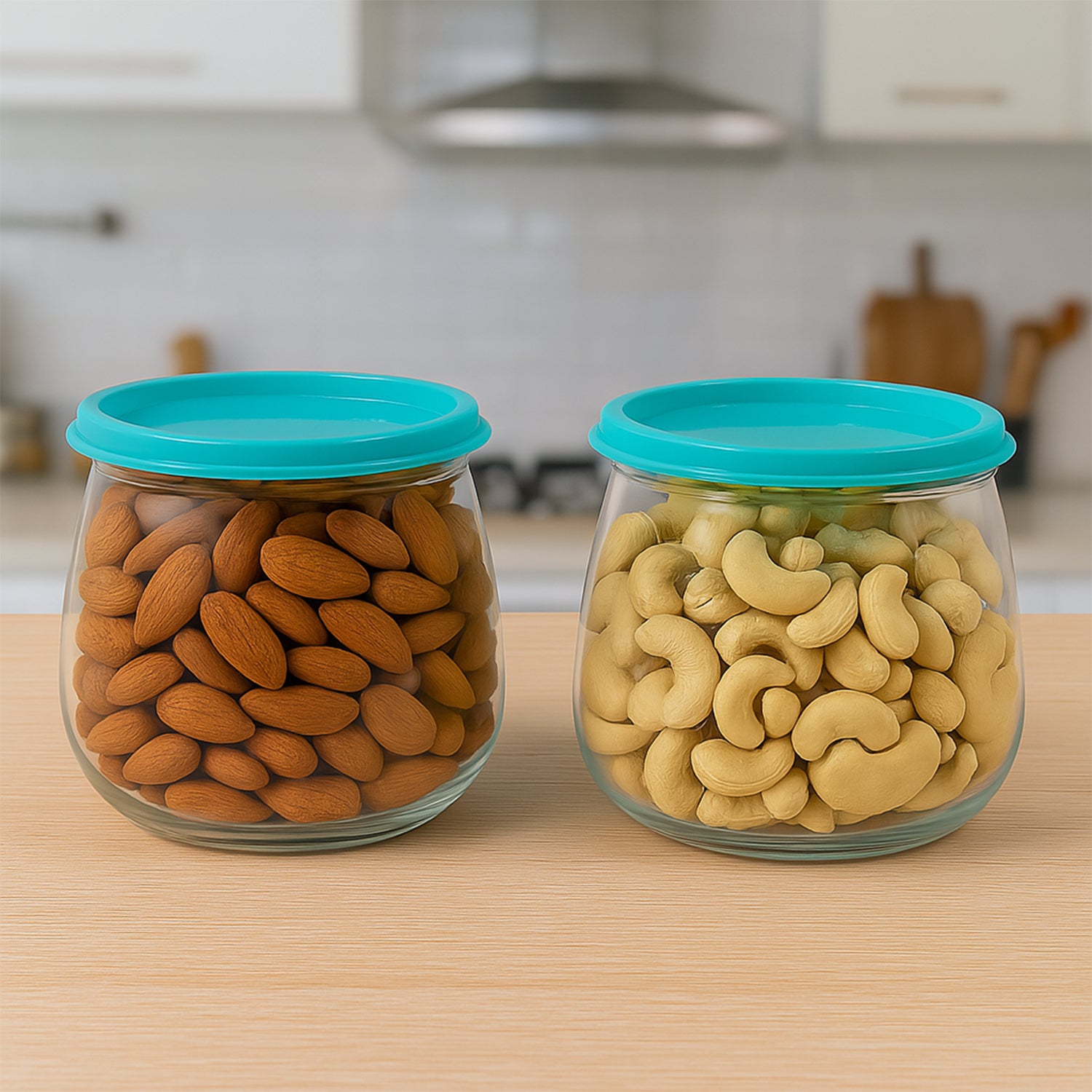 Airtight Storage Containers Set  Approx 900ml (2 Pc) Airtight Storage Containers Set  Approx 900ml (2 Pc)